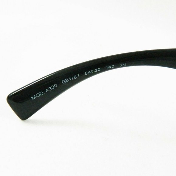 VERSACE | Cat Eye Sunglasses | #4320 Blkw/Gold Grommet & Case NEW